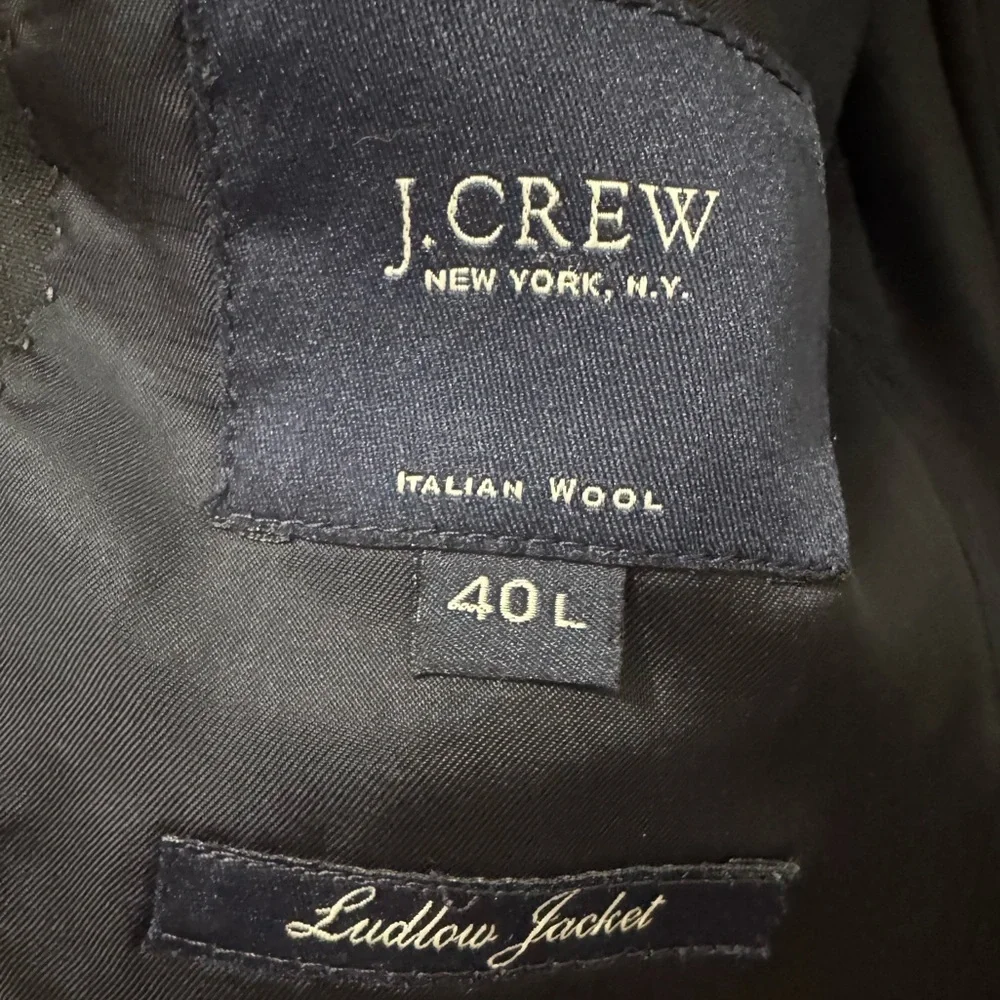 J. Crew Ludlow Loro Piana Super 120’s 100% Merino Wool Blazer 40L